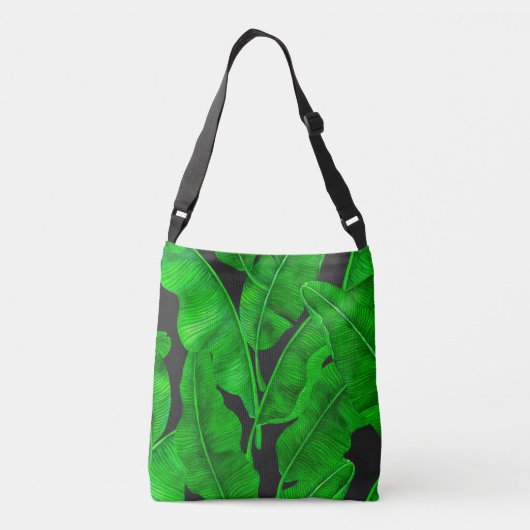 Banaanbladpatroon Crossbody Tas (Achterkant)