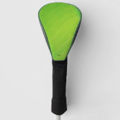 Banaanbladpatroon, groene verloopachtergrond golfheadcover (Voorkant)