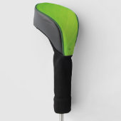 Banaanbladpatroon, groene verloopachtergrond golfheadcover (Schuin)