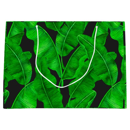 Banaanbladpatroon Groot Cadeauzakje (Voorkant)