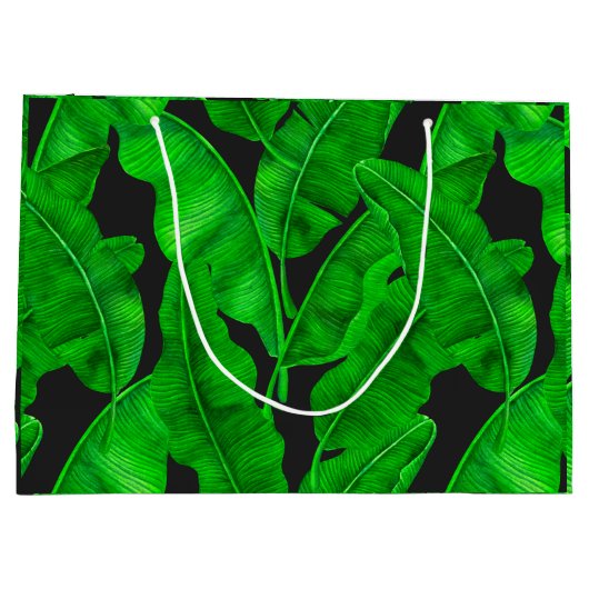 Banaanbladpatroon Groot Cadeauzakje (Achterkant)