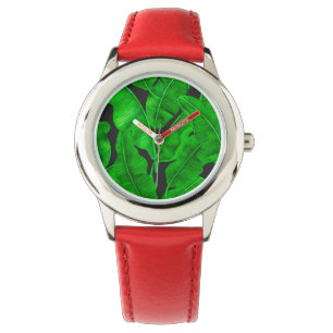 Banaanbladpatroon Horloge