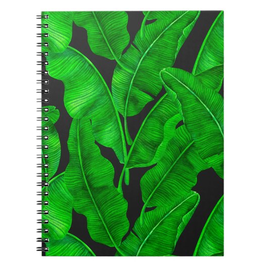 Banaanbladpatroon Notitieboek (Voorkant)