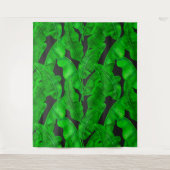 Banaanbladpatroon Wandkleed (Voorkant)