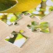 Banaanbomen met bananenvruchten legpuzzel (Zijkant)