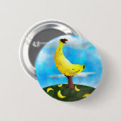 Banaanboom Ronde Button 5,7 Cm (Voorkant /achterkant)