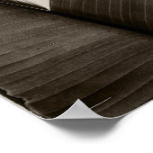 Banaanboombladeren in Sepia Poster (Hoek)