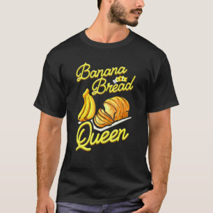 Banaanbrood Koningin Bakken Vegan Bakker T-shirt