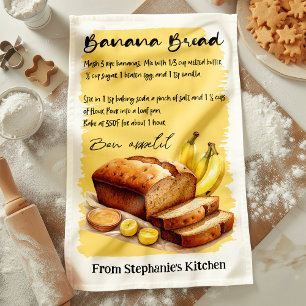 Banaanbrood Recept Gepersonaliseerd Theedoek