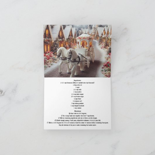 Banaanbrood Recept Kaart (Binnen)