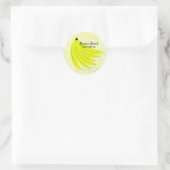 Banaanbrood Thuisgemaakte Ronde Sticker (Tas)