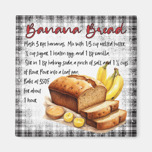 Banaanbroodrecept Magneet