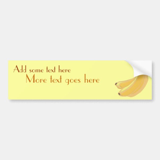 BanaanBumpersticker Bumpersticker (Voorkant)