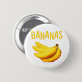 BanaanButton Ronde Button 5,7 Cm (Voorkant /achterkant)