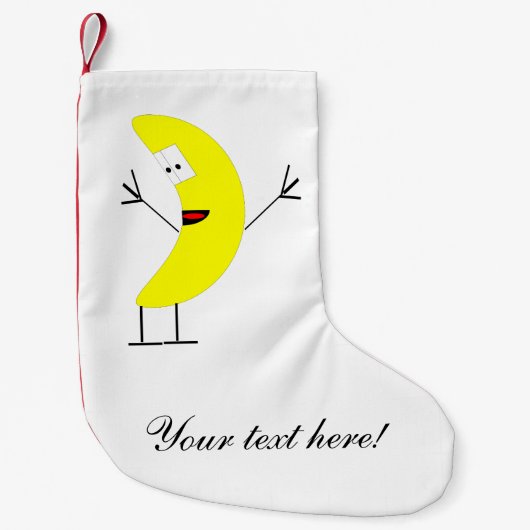 Banaancartoon Kleine Kerstsok (Voorkant)