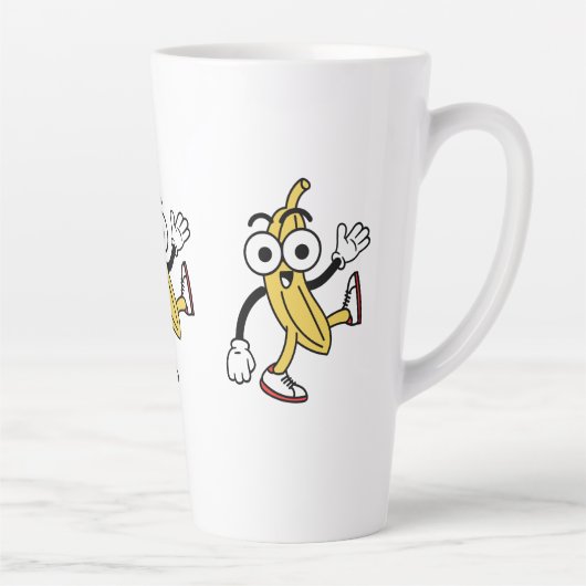 BanaanCartoon Latte Mok (Rechts)