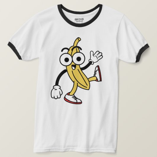 BanaanCartoon T-shirt (Design voorkant)