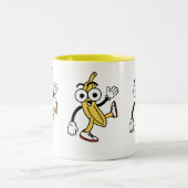 BanaanCartoon Tweekleurige Koffiemok (Center)