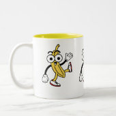 BanaanCartoon Tweekleurige Koffiemok (Links)