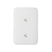 Banaangeel, donkerblauw groen, decoratief badmat (Voorkant Verticaal)