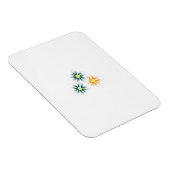 Banaangeel, donkerblauw groen, decoratief magneet (Rechterzijde)