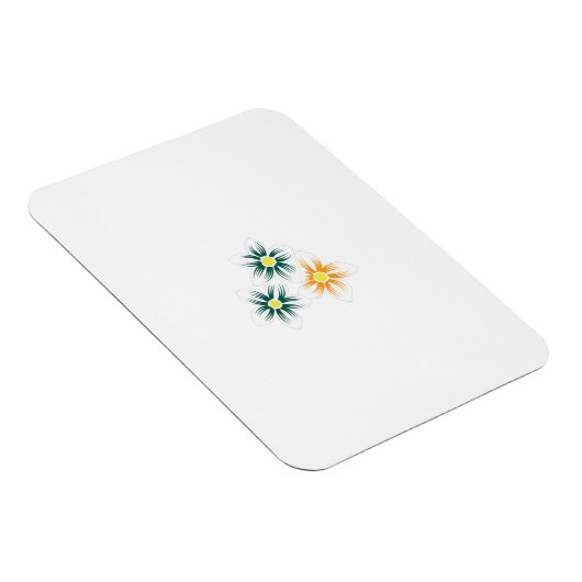 Banaangeel, donkerblauw groen, decoratief magneet (Rechterzijde)