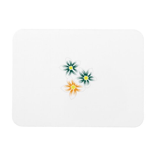 Banaangeel, donkerblauw groen, decoratief magneet (Horizontaal)