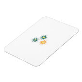 Banaangeel, donkerblauw groen, decoratief magneet (Linkerzijde)