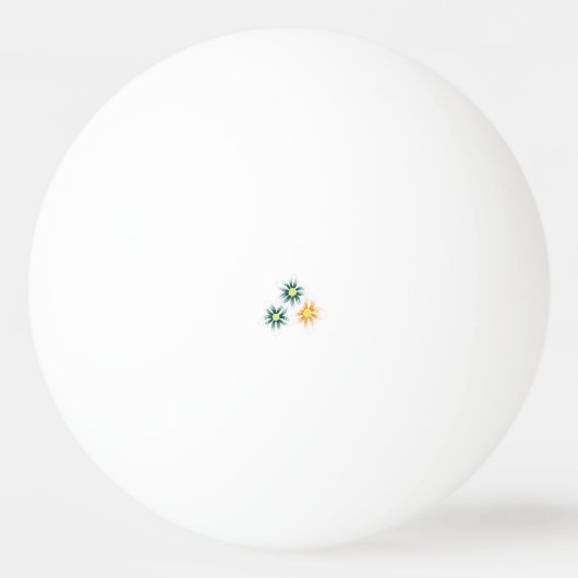 Banaangeel, donkerblauw groen, decoratief pingpongbal (Voorkant)