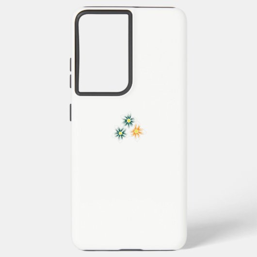 Banaangeel, donkerblauw groen, decoratief samsung galaxy hoesje (Achterkant)