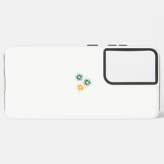 Banaangeel, donkerblauw groen, decoratief samsung galaxy hoesje (Linkerkant)