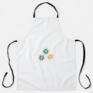 Banaangeel, donkerblauw groen, decoratief schort