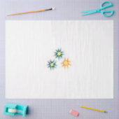 Banaangeel, donkerblauw groen, decoratief tissuepapier (Craft)