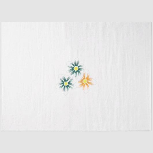 Banaangeel, donkerblauw groen, decoratief tissuepapier (Voorkant)