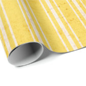 Banaangeel  stripe-papier voor rioolzegels cadeaupapier (Rol Hoek)