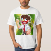 Banaanhal-Man grappig T-shirt (Voorkant)