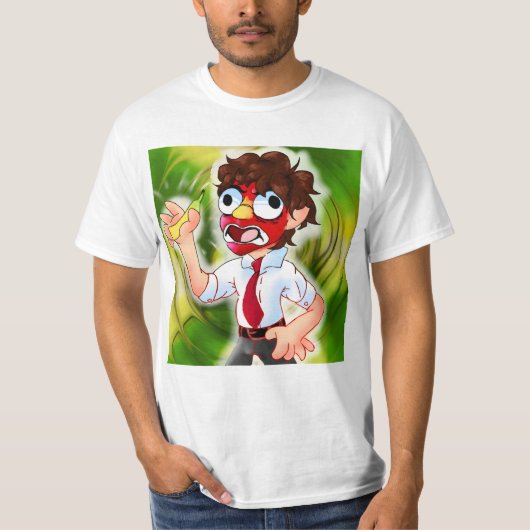 Banaanhal-Man grappig T-shirt (Voorkant)