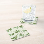 Banaanleder met driehoeken 2 kartonnen onderzetters (Insitu)