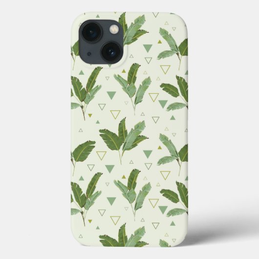 Banaanleder met driehoeken Case-Mate iPhone case (Achterkant)