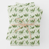 Banaanleder met driehoeken inpakpapier vel (In situ)