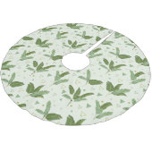 Banaanleder met driehoeken kerstboom rok (Gekanteld)