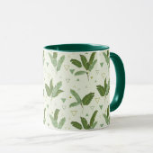 Banaanleder met driehoeken mok (Voorkant rechts)