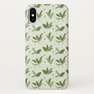 Banaanleder met driehoeken   Monogram 2 Case-Mate iPhone Case