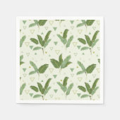 Banaanleder met driehoeken servet (Voorkant)