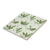 Banaanleder met driehoeken tegeltje (Zijkant)