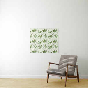 Banaanleder met driehoeken wandkleed