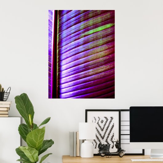 (Banaanleder) Poster afdrukken (Thuiskantoor)