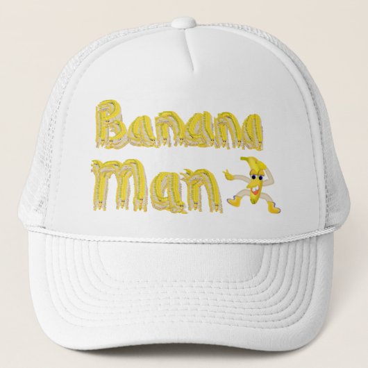 BanaanMan Trucker Pet (Voorkant)
