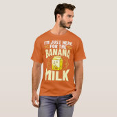 Banaanmelk Koreaanse gearomatiseerde chocolade T-shirt (Voorkant volledig)