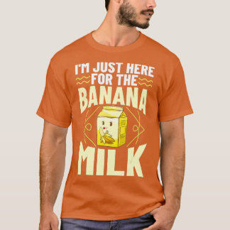 Banaanmelk Koreaanse gearomatiseerde chocolade T-shirt